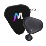 Massajador muscular portátil Bluetooth e carregamento USB-C Therabody cor preto