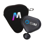 Massajador muscular portátil Bluetooth e carregamento USB-C Therabody cor preto