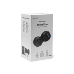 Rolo vibratório portátil para recuperação muscular Therabody cor preto