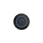 Rolo vibratório portátil para recuperação muscular Therabody cor preto
