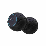 Rolo vibratório portátil para recuperação muscular Therabody cor preto