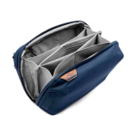 Organizador em nylon reciclado para acessórios de viagem Peak Design cor azul bondi