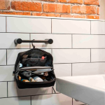 Necessaire nylon grande Peak Design impermeável e suspenso com gancho cor preto