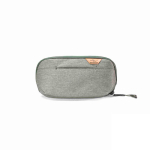 Necessaire de nylon impermeável com gancho Peak Design pequeno cor verde-escuro