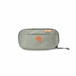 Necessaire de nylon impermeável com gancho Peak Design pequeno cor verde-escuro