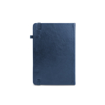 Agenda couro sintético com suporte para caneta e planeamento diário B5 cor azul segunda vista