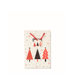 Saco-oferta de papel com motivo de Natal, tamanho pequeno cor branco vista principal