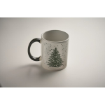 Caneca de cerâmica com motivo natalício e asa a condizer 300 ml vista fotografia