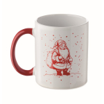 Caneca de cerâmica com motivo natalício e asa a condizer 300 ml