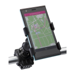 Suporte de plástico preto para telemóvel especial para bicicletas cor preto primeira vista