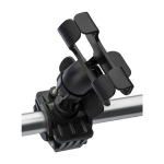 Suporte de plástico preto para telemóvel especial para bicicletas cor preto quarta vista