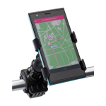 Suporte de plástico preto para telemóvel especial para bicicletas terceira vista