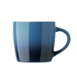Caneca de cerâmica em várias cores degradê 300 ml cor azul sexta vista