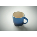 Caneca de cerâmica em várias cores degradê 300 ml cor azul oitava vista