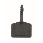 Etiqueta de bagagem de PU e rPET para dispositivos Apple® cor preto segunda vista