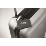 Etiqueta de bagagem de PU e rPET para dispositivos Apple® cor preto vista principal