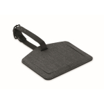 Etiqueta de bagagem de PU e rPET para dispositivos Apple® cor preto oitava vista