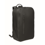 Mochila preta para portátil de rPET resistente à água 16'' cor preto