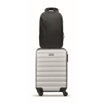 Mochila preta para portátil de rPET resistente à água 16'' cor preto sexta vista