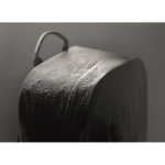 Mochila preta para portátil de rPET resistente à água 16'' cor preto vista fotografia