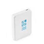 Powerbank de carga rápida compatível com portáteis 5000 mAh cor branco vista principal