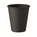 Copo reutilizável de parede única feito de milho 200 ml cor preto