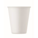 Copo reutilizável de parede única feito de milho 200 ml cor branco terceira vista