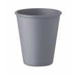 Copo reutilizável de parede única feito de milho 200 ml cor preto mate