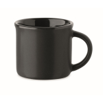 Chávena de cerâmica especial para expresso personalizável 40 ml cor preto