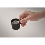 Chávena de cerâmica especial para expresso personalizável 40 ml cor preto vista fotografia terceira vista