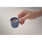 Chávena de cerâmica especial para expresso personalizável 40 ml cor azul vista fotografia terceira vista