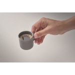 Chávena de cerâmica especial para expresso personalizável 40 ml cor cinzento-escuro vista fotografia terceira vista