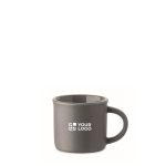 Chávena de cerâmica especial para expresso personalizável 40 ml cor cinzento-escuro vista principal