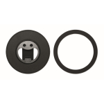 Suporte circular magnético para iPhone® com abre-caricas cor preto sexta vista
