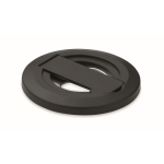 Suporte circular magnético para iPhone® com abre-caricas cor preto oitava vista