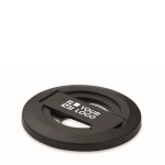 Suporte circular magnético para iPhone® com abre-caricas cor preto vista principal