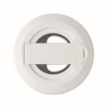 Suporte circular magnético para iPhone® com abre-caricas cor branco quinta vista