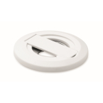 Suporte circular magnético para iPhone® com abre-caricas cor branco oitava vista