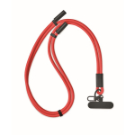 Lanyard para telemóvel com cabo de carga e transferência de dados
