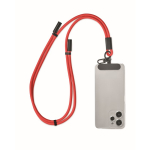 Lanyard para telemóvel com cabo de carga e transferência de dados segunda vista