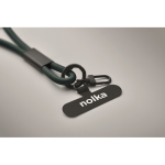 Lanyard para telemóvel com cabo de carga e transferência de dados vista principal