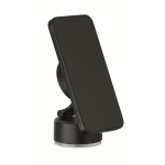 Suporte magnético para telemóvel com possibilidade de carga cor preto quarta vista