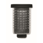 Infusor de chá feito de aço inoxidável com gancho de plástico cor preto quarta vista