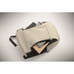 Mochila para portátil com vários bolsos exteriores de 15'' cor marfim vista fotografia sétima vista