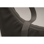 Bolsa tiracolo de rPET com bolso principal cor cinzento-escuro vista fotografia sexta vista