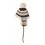 Gorro de forro polar e poliéster com orelheiras para adulto cor cinzento sétima vista