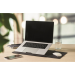 Capa para portátil multiusos com suporte e tapete para o rato 16'' cor preto segunda vista conjunto