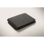 Carteira de PU com localizador inteligente para dispositivos Apple® cor preto vista fotografia quinta vista