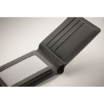 Carteira de PU com localizador inteligente para dispositivos Apple® cor preto vista fotografia sexta vista