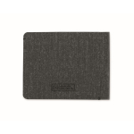 Carteira de PU com localizador inteligente para dispositivos Apple® cor preto sétima vista